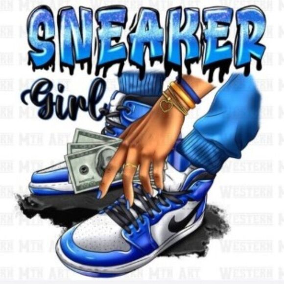 Sneaker Girl - Custom T-shirt NWT - Picture 4 of 6